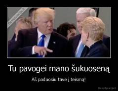 Tu pavogei mano šukuoseną - Aš paduosiu tave į teismą!