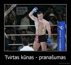 Tvirtas kūnas - pranašumas - 