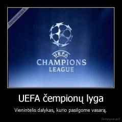 UEFA čempionų lyga - Vienintelis dalykas, kurio pasilgome vasarą.