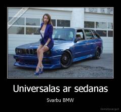 Universalas ar sedanas - Svarbu BMW