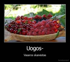 Uogos- - Vasaros skanėstas