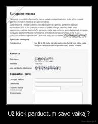 Už kiek parduotum savo vaiką ? - 