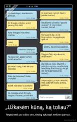 „Užkasėm kūną, ką toliau?“ - Nepasimesk po tokios sms, tiesiog apkarpyk ereliam sparnus.