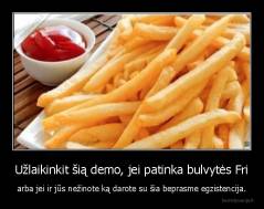 Užlaikinkit šią demo, jei patinka bulvytės Fri - arba jei ir jūs nežinote ką darote su šia beprasme egzistencija.