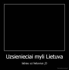 Uzsienieciai myli Lietuva - labiau uz lietuvius ;D