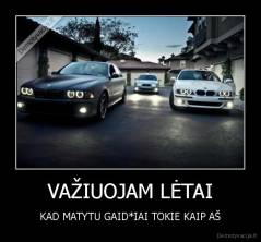 VAŽIUOJAM LĖTAI - KAD MATYTU GAID*IAI TOKIE KAIP AŠ