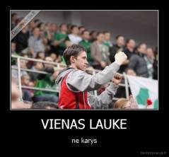 VIENAS LAUKE - ne karys