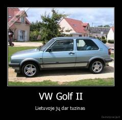 VW Golf II - Lietuvoje jų dar tuzinas 