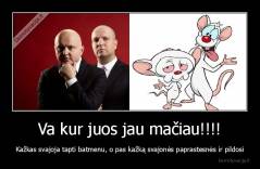 Va kur juos jau mačiau!!!! - Kažkas svajoja tapti batmenu, o pas kažką svajonės paprastesnės ir pildosi