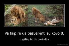 Va taip reikia pasveikinti su kovo 8, - o gėlės, tai tik preliudija