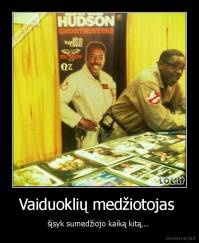 Vaiduoklių medžiotojas  - šįsyk sumedžiojo kaiką kitą... 