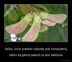 Vaikai, kurie praleido vaikystę prie kompiuterių - nežino ką galima padaryt su šiuo daikčiuku