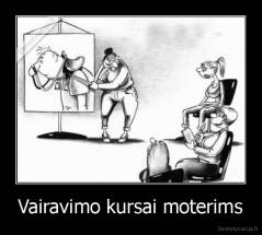 Vairavimo kursai moterims - 