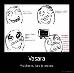 Vasara - Visi žinom, kaip ją praleisi