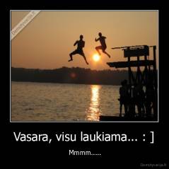 Vasara, visu laukiama... : ] -  Mmmm.....