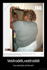 Veidrodėli,veidrodėli - kas pasaulyje gražiausia?