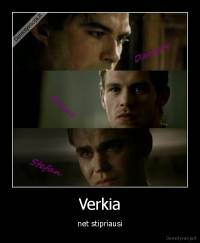 Verkia - net stipriausi