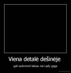 Viena detalė dešinėje  - gali sudominti labiau nei Lady gaga