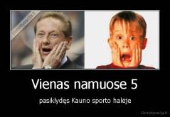 Vienas namuose 5 - pasiklydęs Kauno sporto halėje