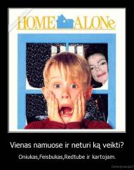 Vienas namuose ir neturi ką veikti? - Oniukas,Feisbukas,Redtube ir kartojam.