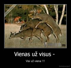 Vienas už visus -  - Visi už viena !!!