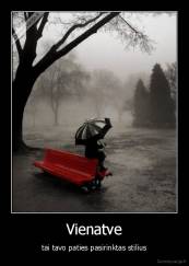 Vienatve - tai tavo paties pasirinktas stilius