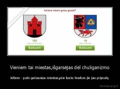 Vieniem tai miestas,išgarsėjas dėl chuliganizmo - kitiem - pats geriausias miestas,prie kurio tvarkos jie jau pripratę
