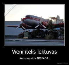 Vienintelis lėktuvas - kuris nepakils NIEKADA.