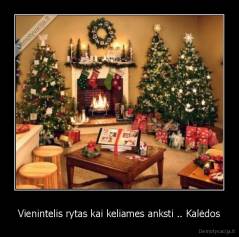 Vienintelis rytas kai keliames anksti .. Kalėdos - 