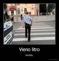 Vieno litro - Variklis.