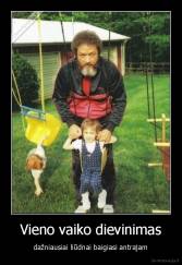 Vieno vaiko dievinimas - dažniausiai liūdnai baigiasi antrajam