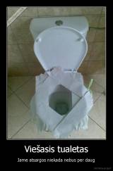 Viešasis tualetas - Jame atsargos niekada nebus per daug