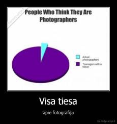 Visa tiesa - apie fotografija