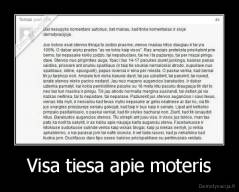 Visa tiesa apie moteris - 