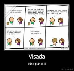 Visada - būna planas B