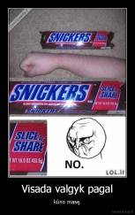 Visada valgyk pagal - kūno masę.