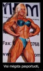 Visi mėgsta pasportuoti, - 