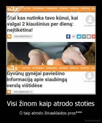 Visi žinom kaip atrodo stoties - O taip atrodo žiniasklaidos pros***