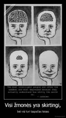 Visi žmonės yra skirtingi, - bet visi turi taspačias teises