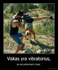 Viskas yra vibratorius, - jei esi pakankami drąsi.