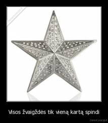 Visos žvaigždės tik vieną kartą spindi - 