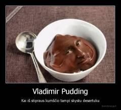 Vladimir Pudding - Kai iš stipraus kumščio tampi skystu desertuku