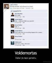 Voldemortas - Dabar jis tapo geriečiu.