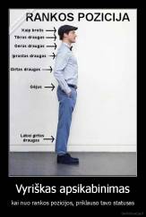 Vyriškas apsikabinimas - kai nuo rankos pozicijos, priklauso tavo statusas