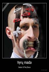 Vyrų mada - tiesiai iš Paryžiaus