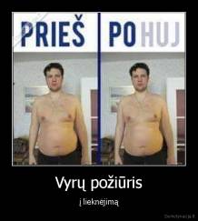 Vyrų požiūris - į lieknėjimą