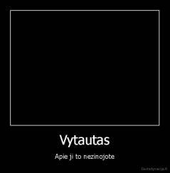 Vytautas - Apie ji to nezinojote