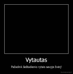 Vytautas - Pažadink šeštadienio rytais savyje žvėrį!
