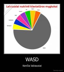 WASD - Kenčia labiausiai