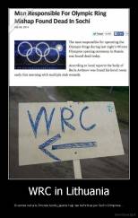 WRC in Lithuania - Iš esmės nekurie žmonės turėtų jaustis kaip tas technikas per Sochi Olimpines...